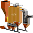 320-10c RKM-Dampfkessel, Maxi (Vertikalzug, Wasserrohr, Steinkohle)